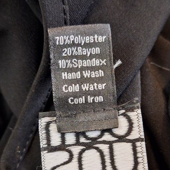 Clara Sun Woo Shirt Women's XS Black Minimalist Basic Boho Lagenlook Chic Tunic - Picture 6 of 6